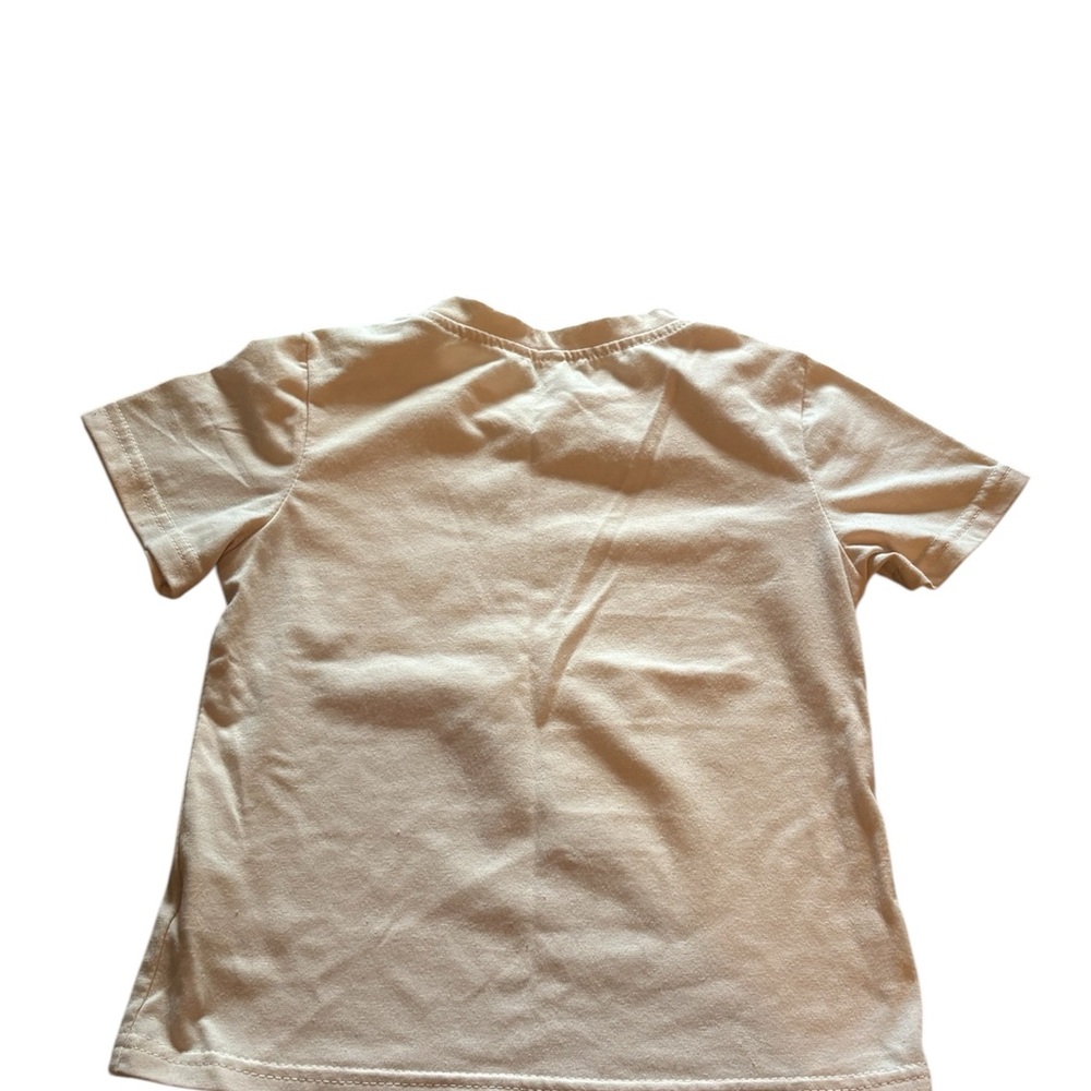 Wee Little Hooligan Kids Cream T-Shirt 110 (4-5) - Picture 4 of 4